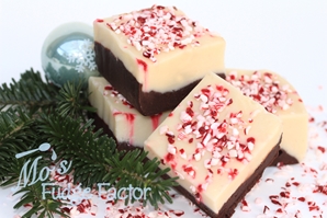 Peppermint Bark Fudge 