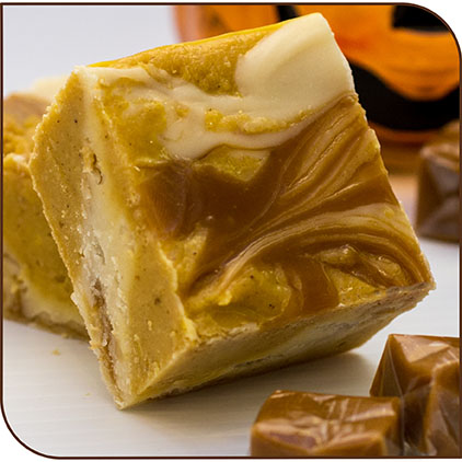 Pumpkin Caramel Cheesecake Fudge 